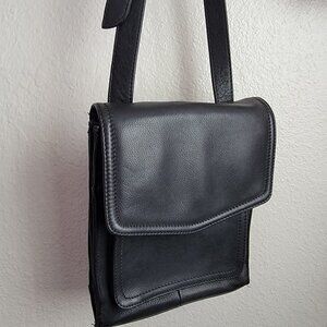 FOSSIL Pebbled Leather Crossbody Messenger Bag